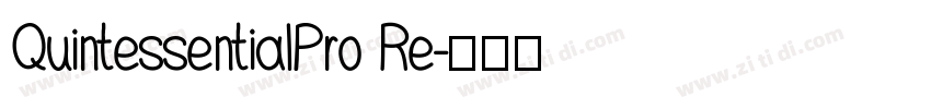 QuintessentialPro Re字体转换